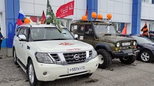 7. Автопробег посвященный 80-летию победы Советского союза в Великой Отечественной войне п.Пангоды