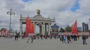 Москва. День Победы. Прогулка по ВДНХ. Moscow. Victory Day. Walk around VDNKh