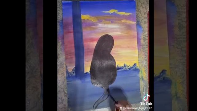 рисуем закат смотреть онлайн