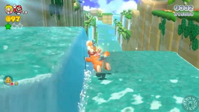 Бурные водопады Плесси. Super Mario 3D World 2020 RUS (Switch)