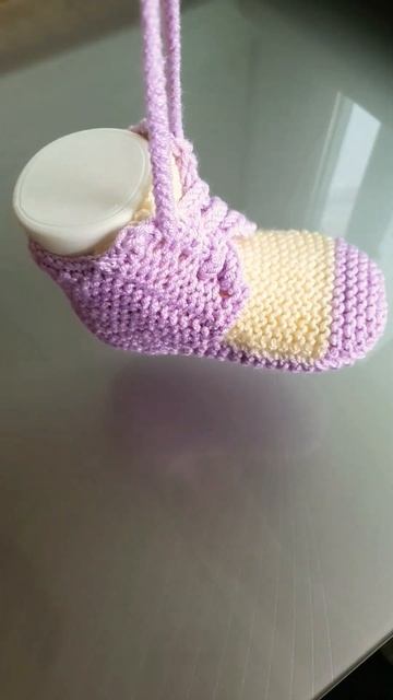 Пинетки /Новинка/на двух спицах, одним полотном❤️ смотреть онлайн