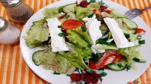 Салат из овощей с фетой