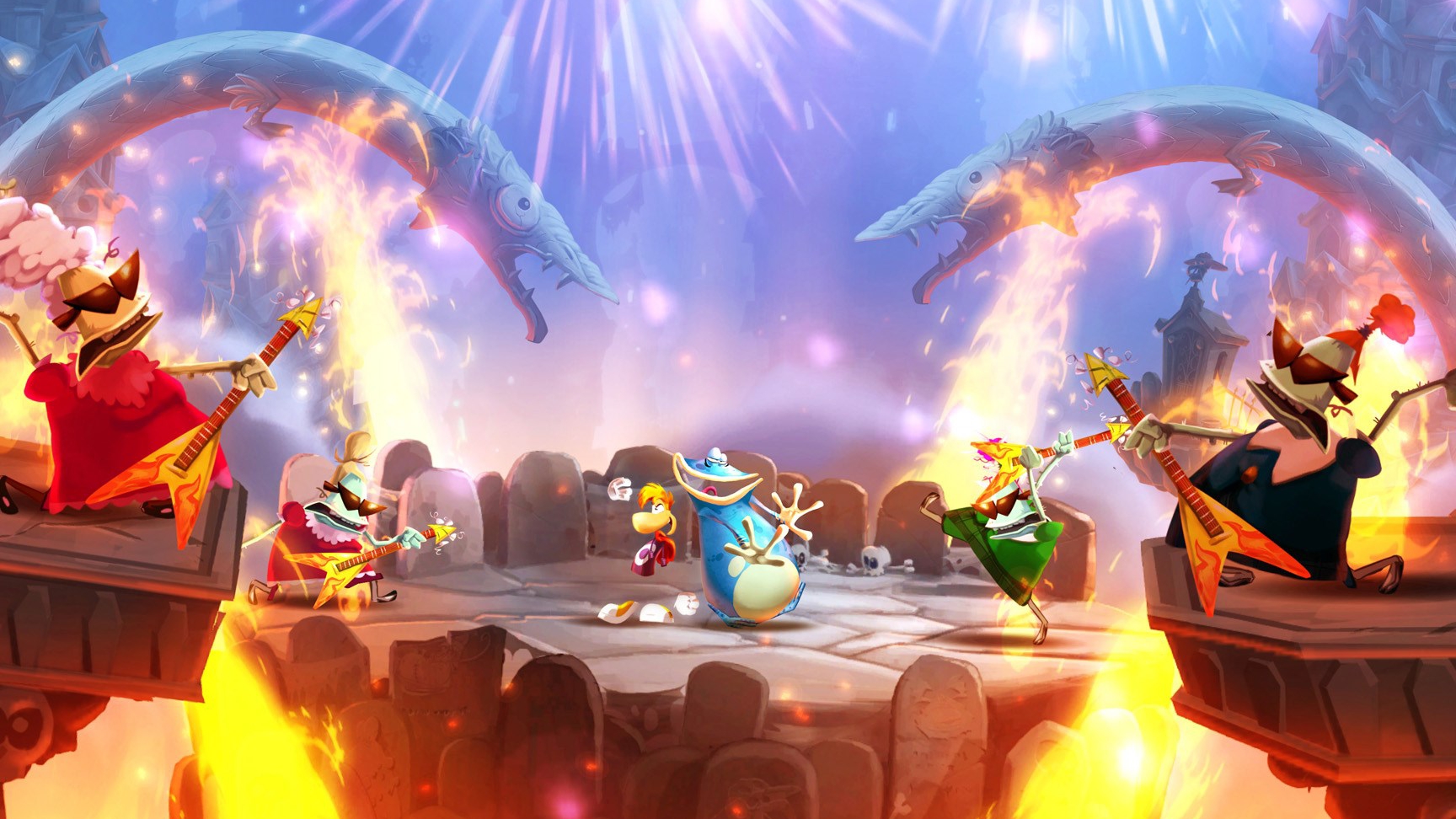 Даниль играет Rayman Legends
