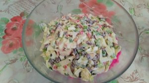 САЛАТ❗ ОЧЕНЬ ВКУСНЫЙ, БЮДЖЕТНЫЙ, СЫТНЫЙ