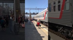 #1. Поезд 092 Севастополь-Москва на станции "Краснодар-1" (