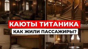 Каюты Титаника: как жили пассажиры разных классов на легендарном лайнере