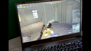 Ноутбук DEXP Atlas M15-A5W305 демонстрация производительности графики в игре PUBG
