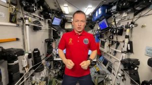 ПОЗДРАВЛЕНИЕ С ДНЕМ ПОБЕДЫ С МЕЖДУНАРОДНОЙ КОСМИЧЕСКОЙ СТАНЦИИ