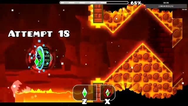 Играю geometry dash путь в топ 1