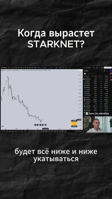 КОГДА ВЫРАСТЕТ СТАРКНЕТ? КОГДА ОЖИДАТЬ РОСТ ТОКЕНА STRK?