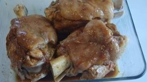 Свиные рульки и салат. Маринкины творинки. Всем МИРА и Добра!