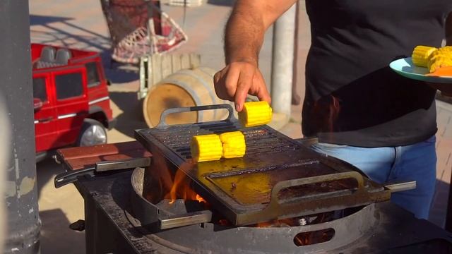 ЖАРЮ СОЧНОЕ МЯСО на КАМЕННОМ ГРИЛЕ