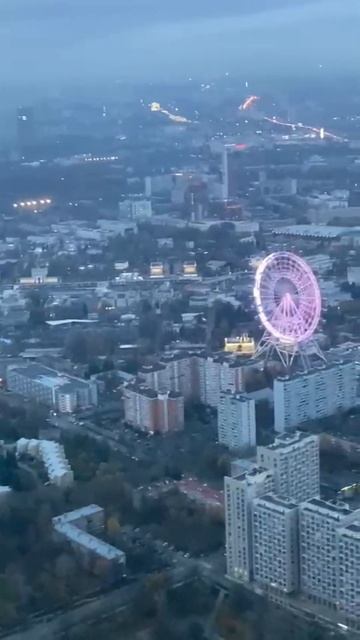 Взгляд с Останкинской башни