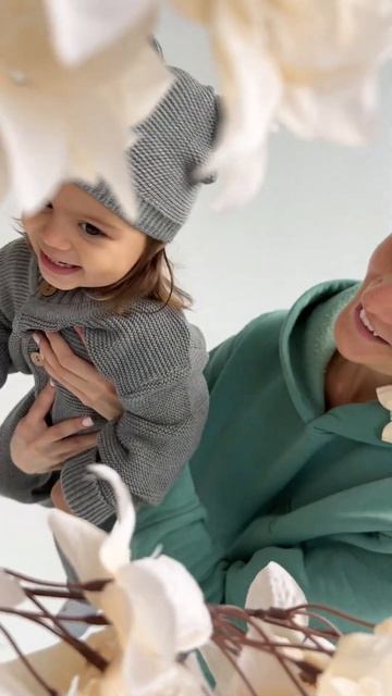 Вязаный комбинезон детский с шапочкой Amarobaby Pure Love