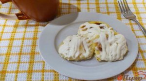 Сырники пропаренные в сметане