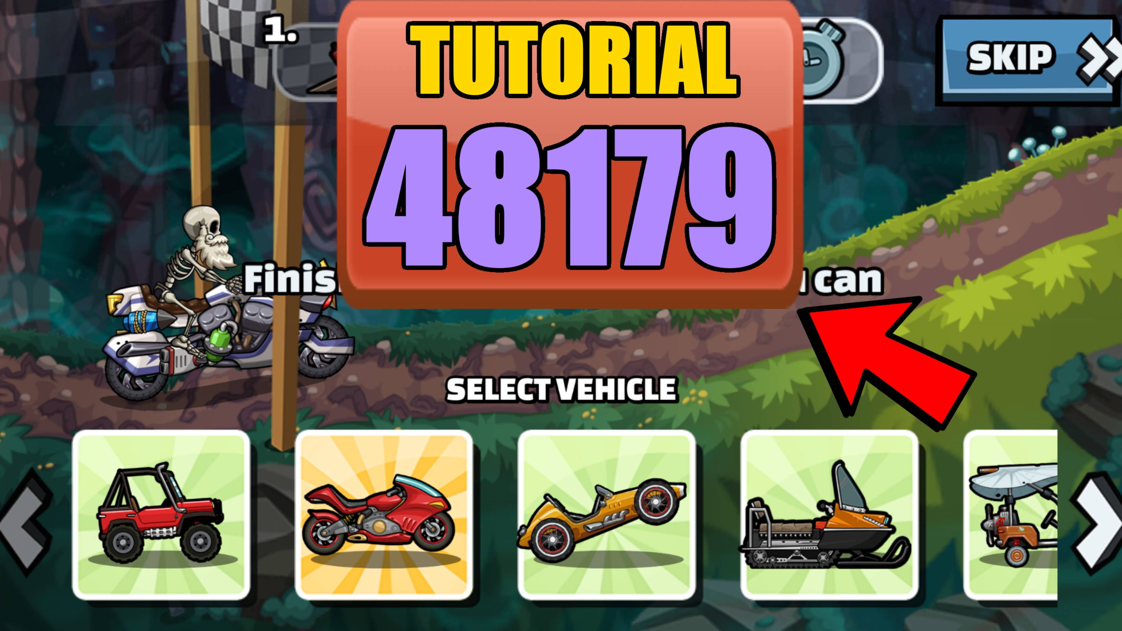 🎮 48179 Tutorial 🎮 (Skip It Good) - Hill Climb Racing 2