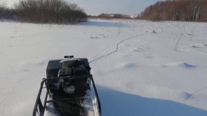 Покатушка на Мотобуксировщик   "Мужик" В Красный Уголо?