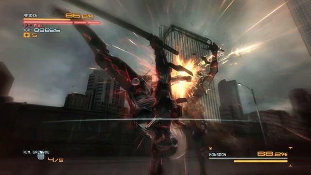 Metal Gear Rising:Revengeance - Крутейший Босс Monsoon.