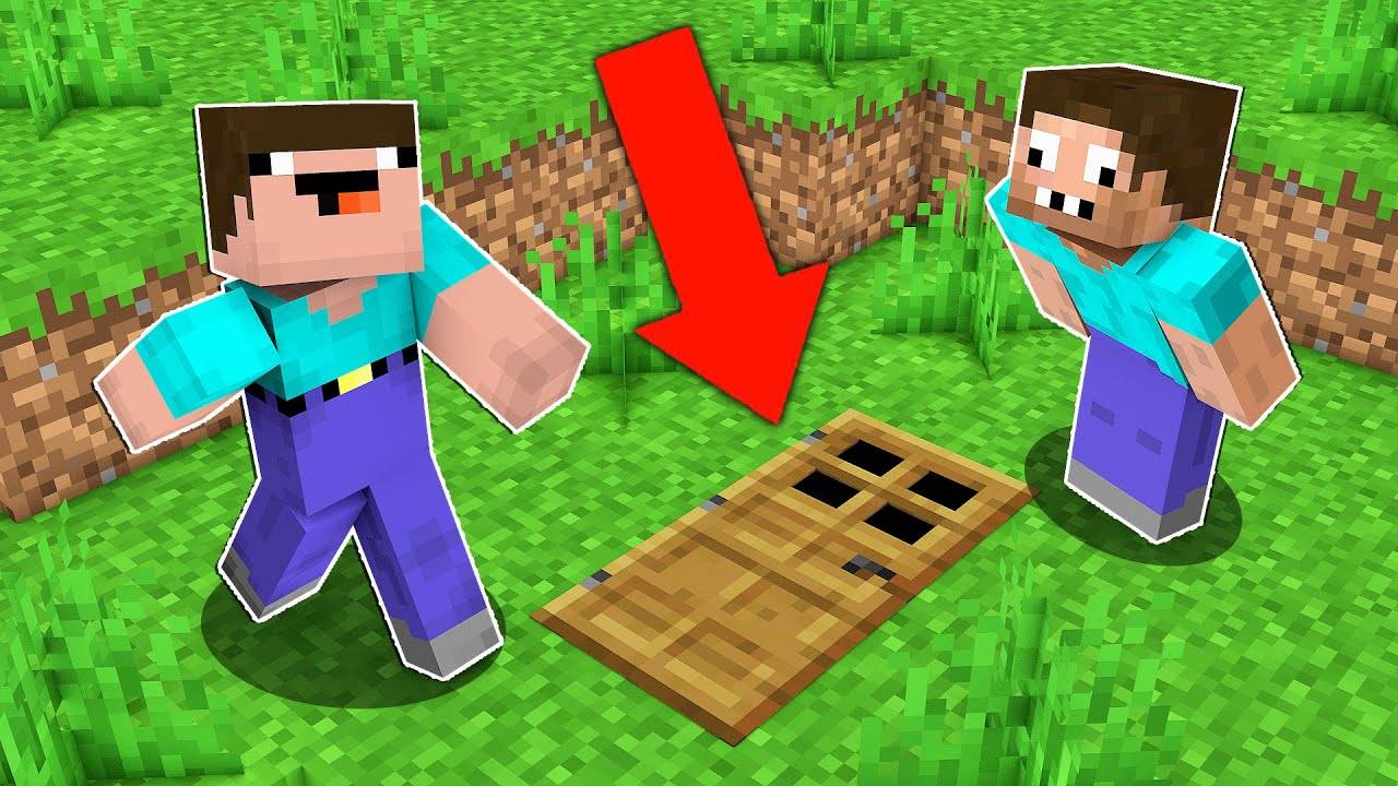 НУБ ПРОШЕЛ В СЕКРЕТНУЮ БАЗУ ПРО В МАЙНКРАФТ ! НУБИК ПРОТИВ ТРОЛЛИНГ ЛОВУШКА MINECRAFT Дак Плей