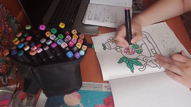 Мое знакомство с раскрасками-антистресс