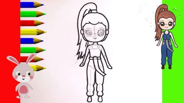 Как нарисовать МИЛЫЙ. просто, Рисунки для начинающих смотреть онлайн