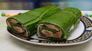 Шпинатный рулет