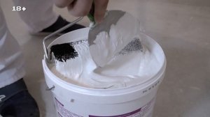 Нанесение шпатлевки Danogips ProSpray валиком