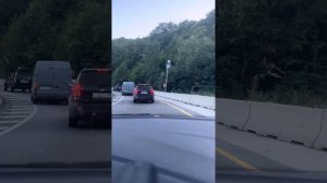 Серпантин по дороге в Геленджик