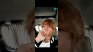 Тэхён на Weverse в Live(2023.07.04)welcome back dear.🛬🛬🛬