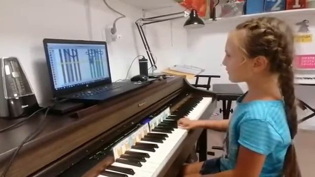 Annabelle. Чтение с листа на 2 презентации "Fingerobics" №8 смотреть онлайн