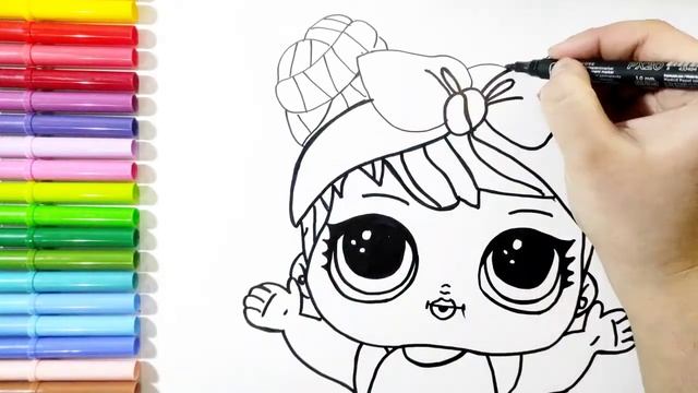 Рисовать и раскрашивать рисунки LOL для детей /Dibuja y Colorea A LOL dibujos para niños смотреть онлайн