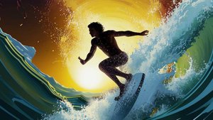 на гребне волны