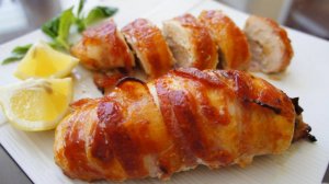 Куриные рулетики с грибами и беконом(ОбжирАНКИН+Виктория Рогова)