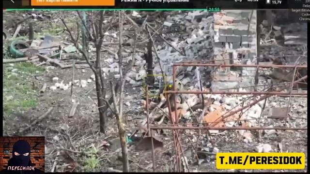 Российский дрон отвесил подзатыльник ВСУшнику