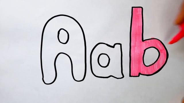 Drawing Alphabet for children/Рисование алфавит для детей/болалар учун алифбо харфлар чизиш