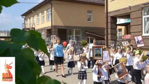 Акция «Бессмертный полк» МБДОУ Детский сад №31 Михайловск, жилой район Гармония