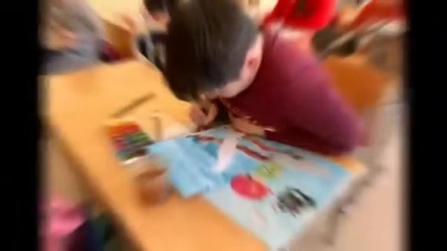 Урок по изо проводит Анастасия Шкарина смотреть онлайн