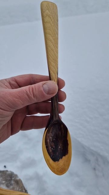 Ложка из Жёлтой Акации!!!#woodcarving #bushcraft #ложкаиздерева #л