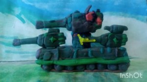 битва кв-6- мультики про танки из пластилина