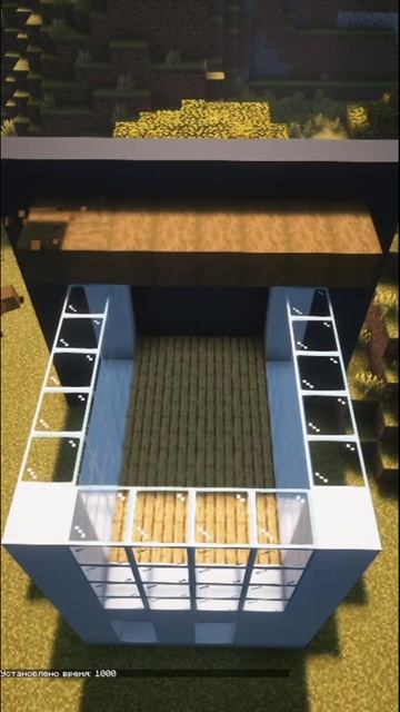 Двухэтажный современный дом в Майнкрафте. minecraft shorts  