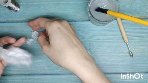 Кикимора, ватная игрушка, часть 2. Делаем кисти рук и стопы