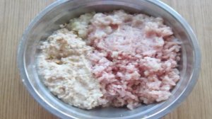 Котлеты из курицы и свинины