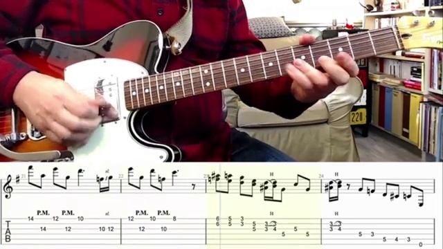 Blues Rock Solo in G(tab,backing track)