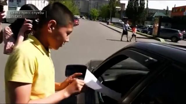Акция «Водитель, мы вышли на каникулы!» стартовала в П?