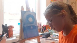 Мастер-класс рисуем картину 🎨🎨🎨