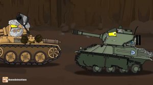 HomeAnimations – Мультики про танки  Забытый монстр ： Landkreuzer p2000 - Мультики про танки