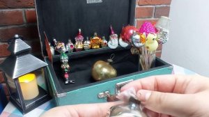 N 52. Ремонт и восстановление цвета стеклянных елочных игрушек СССР.