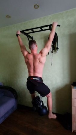 Подтягивание +55кг на раз!