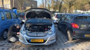 Как установить фары и бампер на Honda insight. Сравнение отп?