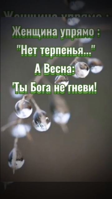 Женщина сказала: "Я устала"..! А Весна смеется: "Я пришла, смотреть онлайн